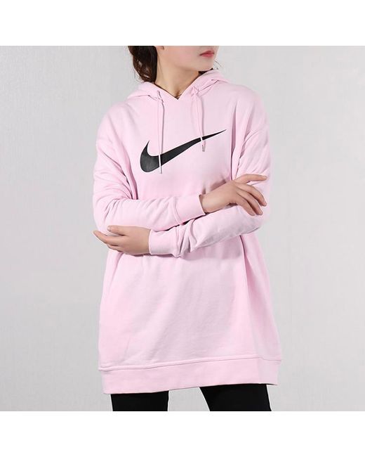 Nike Pink (Wmns) Sportswear Swoosh Hoodie
