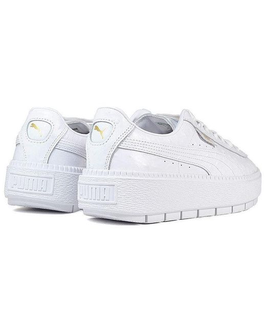 Puma platform trace white on sale