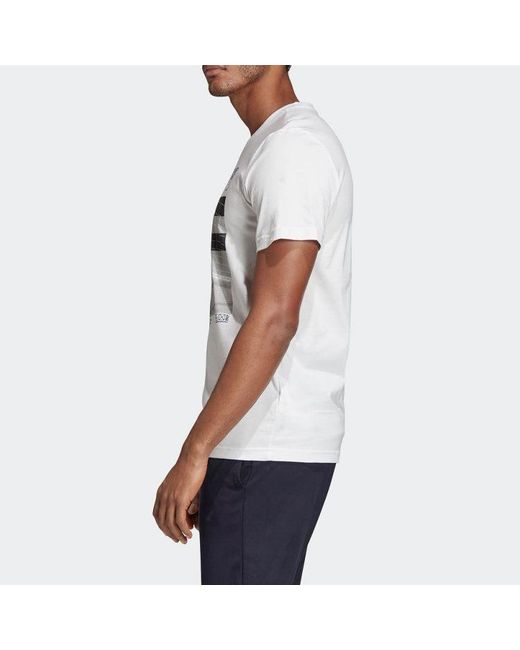 Adidas Gray Mh Photo Tee Training Sports Round Neck Short Sleeve for men
