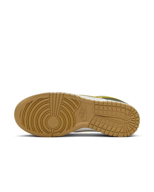 Nike Yellow Dunk Low Retro Prm 'Cargo Khaki Vivid Sulfur' for men