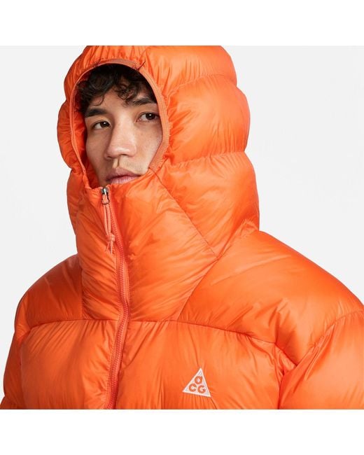 Nike Orange Acg Therma-Fit Adv Lunar Lake Puffer Jacket 'Safety' for men