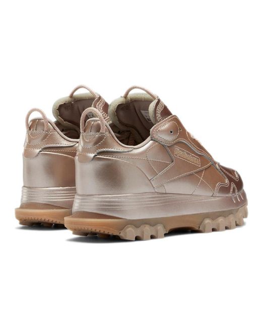 Reebok Brown (Wmns) Cardi B X Classic Leather 'Rose Champagne'