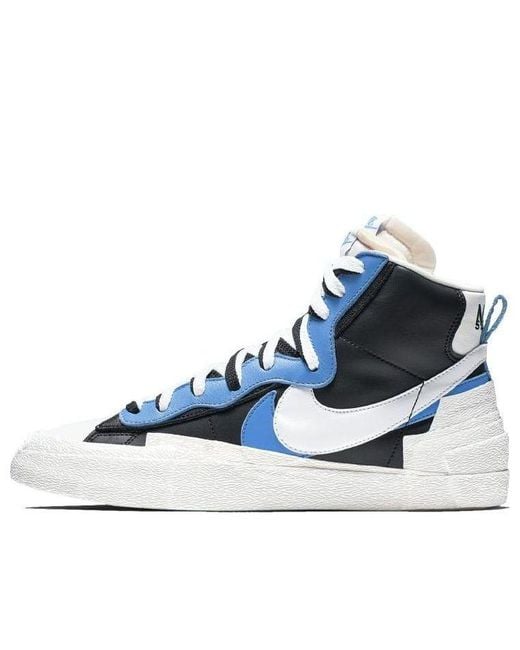 Nike Blue X Sacai Blazer Mid for men