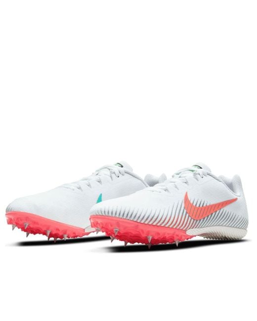 Nike White Zoom Rival M 9 Track Spike Shoes S Ah1020-100 for men