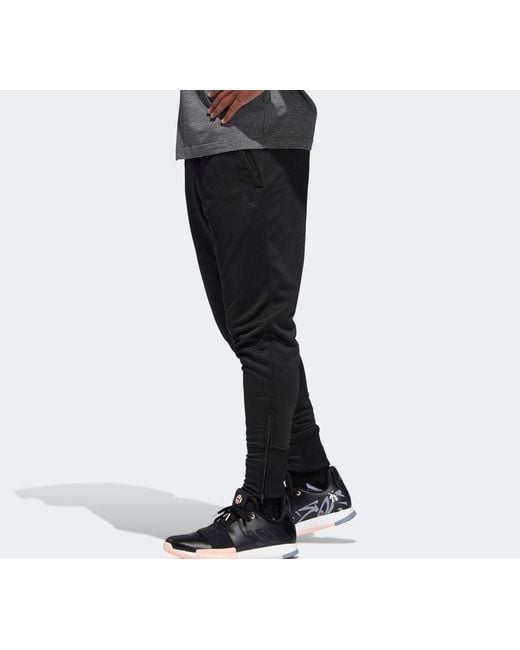 Adidas Black Harden Pant 2 Basketball Slim Fit Long Pants for men