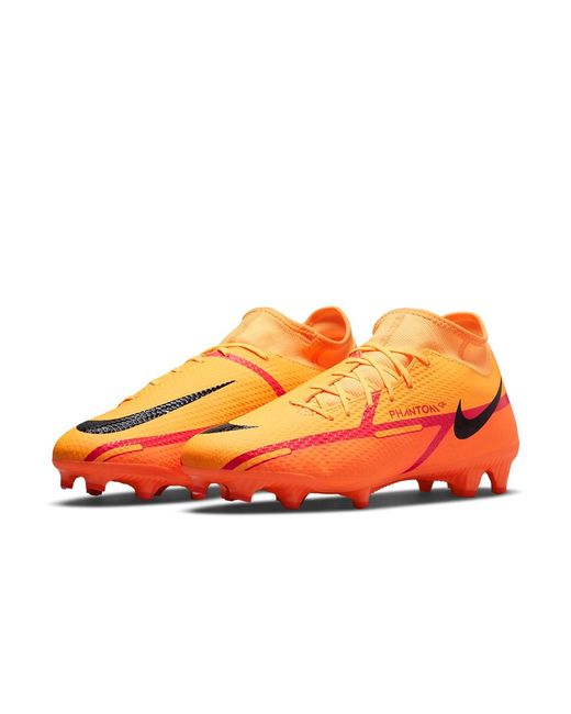 Nike Orange Phantom Gt2 Academy Dynamic Fit Mg Multi-ground Soccer Cleats for men