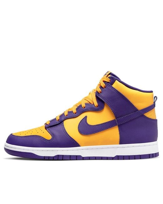 Nike Blue Dunk High Retro Shoe for men