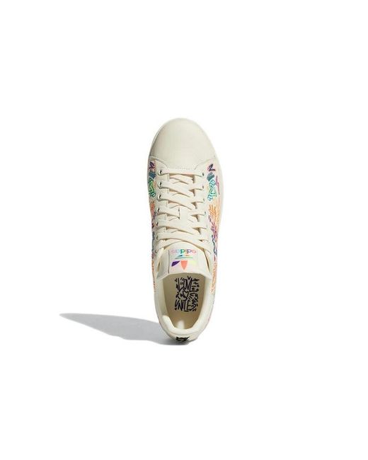 Adidas White Kris Andrew Small X Stan Smith 'Pride' for men