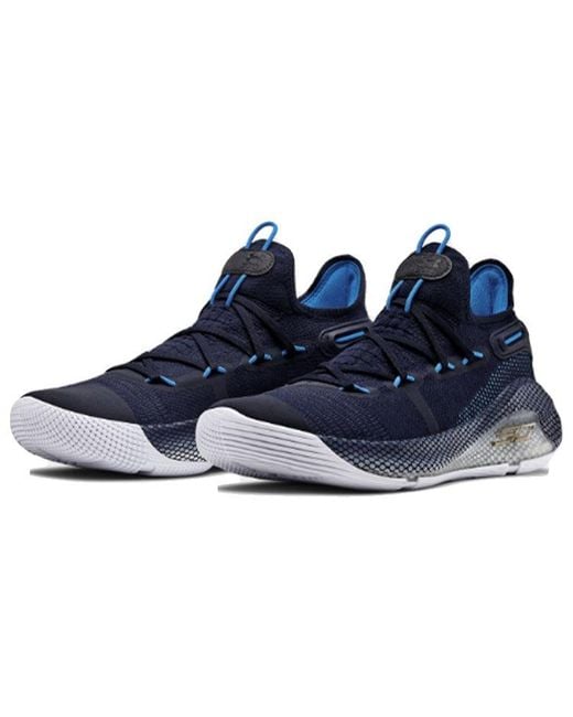 Under Armour Blue Curry 6 Team for men