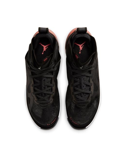 Nike Black Xxxvii Basketball Shoes Hot Punch' for men
