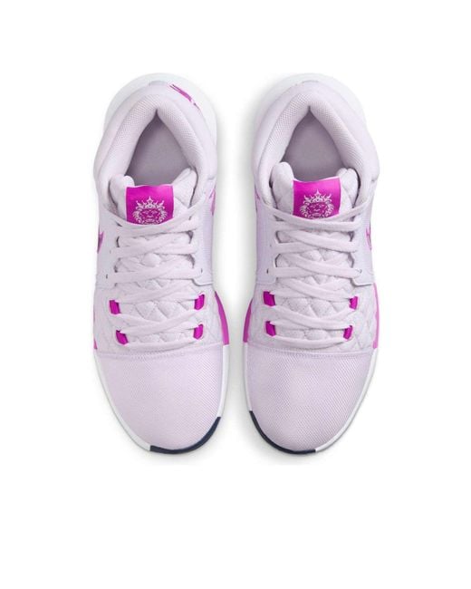 Nike Purple Lebron Witness Viii Basketball Shoes for men