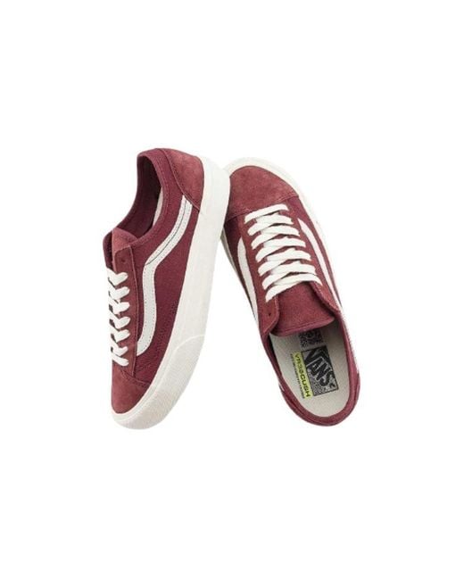 Vans Red Old Skool Port Royale 'Marshmallow' for men