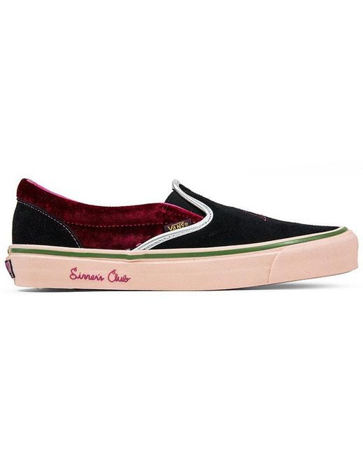 Vans Blue Feature X Classic Slip-On 'Sinners Club' for men