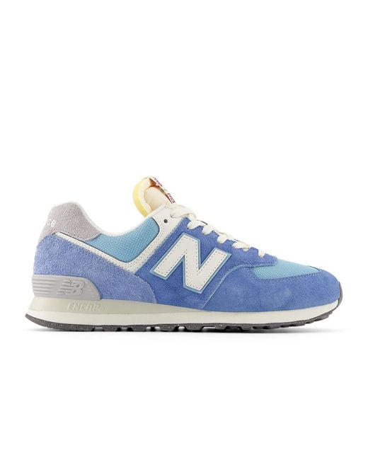 New Balance Blue 574 Suede for men