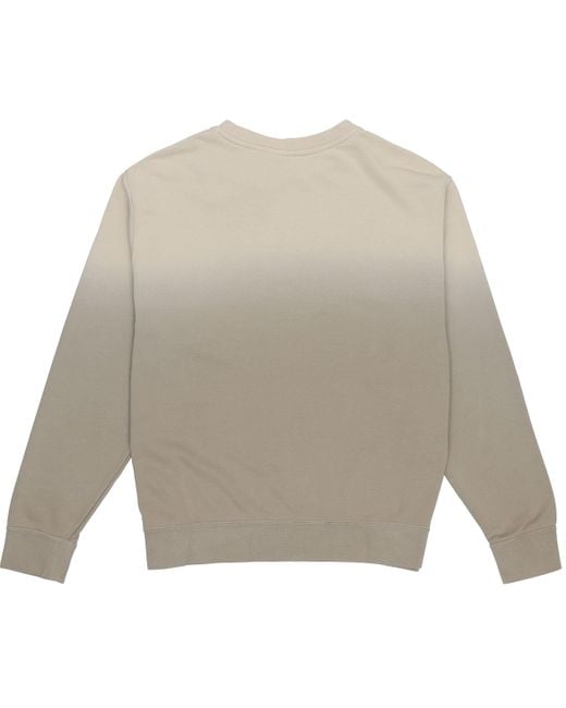 Nike Gray Gradient Loose Round Neck Pullover Long Sleeves Autumn Khaki for men