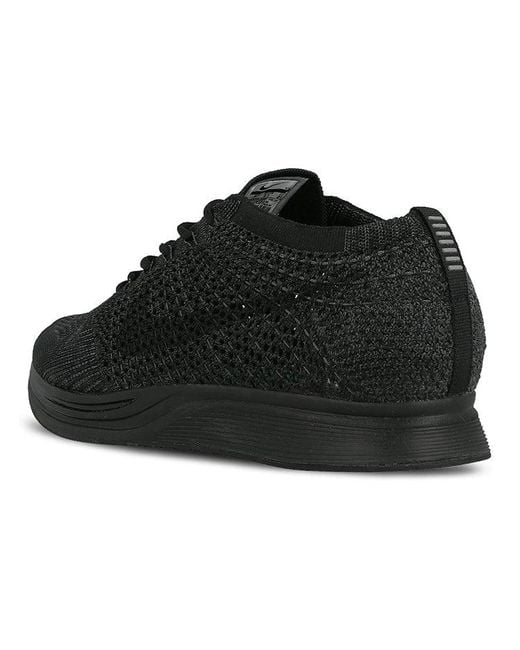 Nike Black Flyknit Racer 'Triple' for men