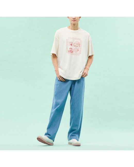 Converse White Sensory Graphic T-Shirt for men
