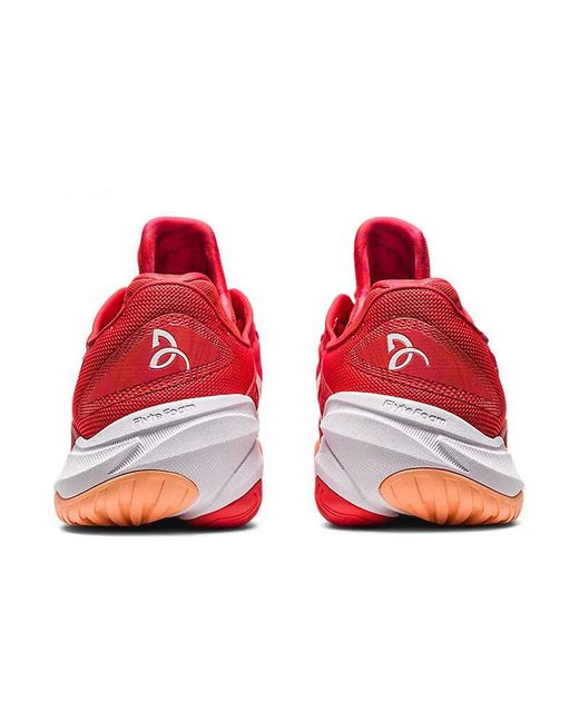 Asics Red Court Flytefoam 3 Novak Shoes for men