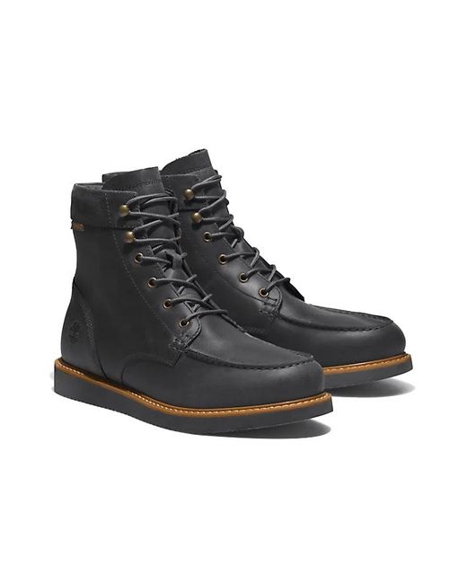 Timberland Black Newmarket Ii 6 Inch Boots Full Grain' for men