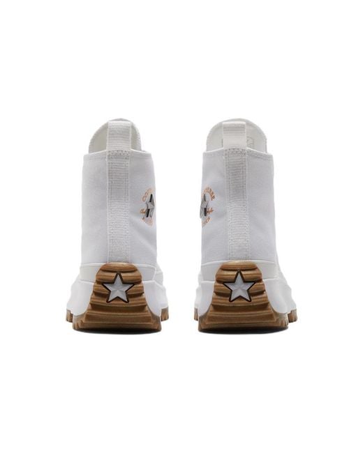 Converse White Run Star Hike High Gum' for men