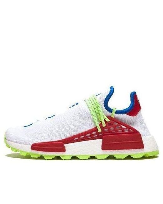 Adidas White X Pharrell N.E.R.D. Nmd Hu Trail 'Homecoming' for men