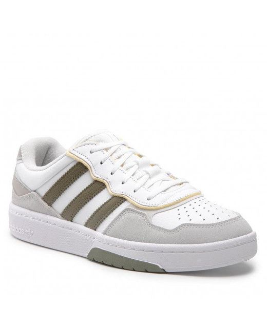 Adidas White Originals Court Refit Focus for men