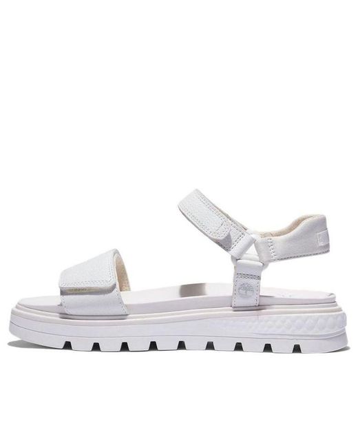 Timberland White Ray City Ankle Strap Sandal