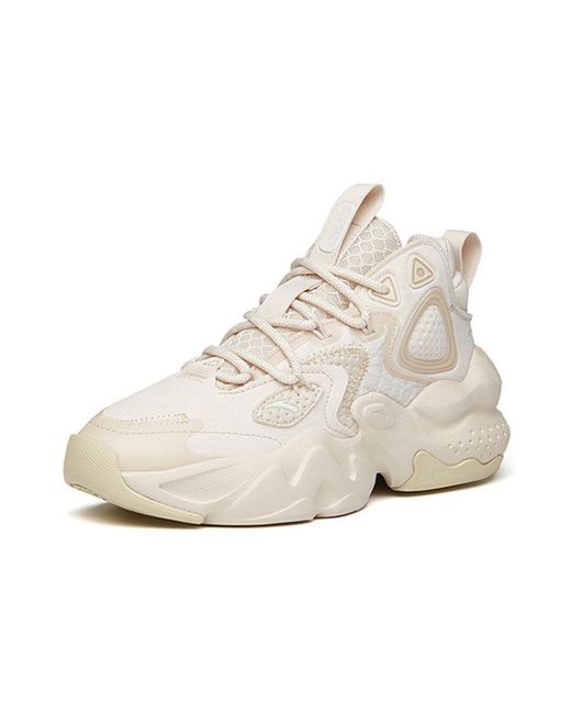 Anta White (Wmns) Life Series Sneakers 'Mud Sand'