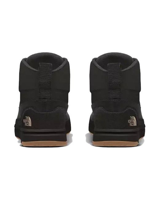 The North Face Black Larimer Mid Waterproof Boots 'Tnf With Vintage Khaki' for men