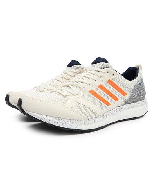 Adidas White Adizero Tempo 9 'Hi-Res' for men