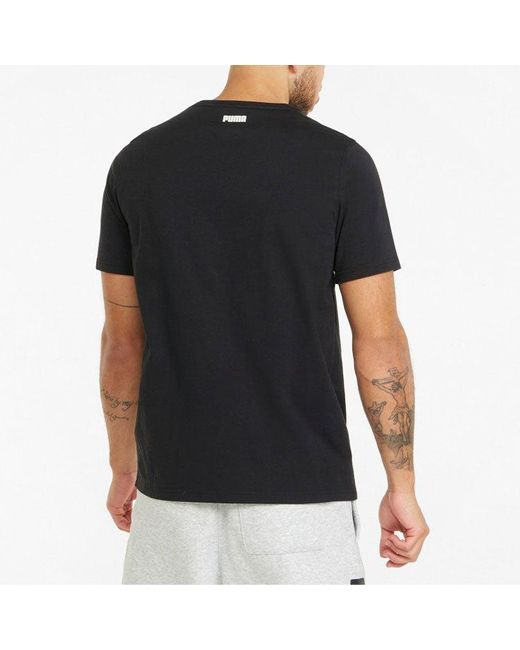 PUMA Black Dylan Graphic T-Shirt for men