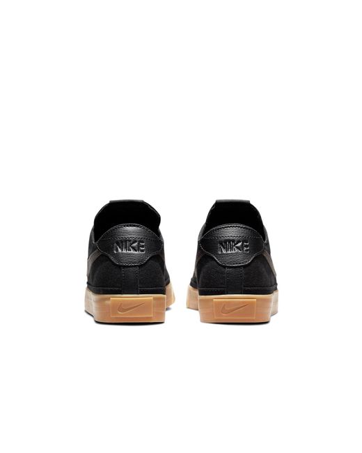 Nike Black Court Legacy Canvas Gum' for men