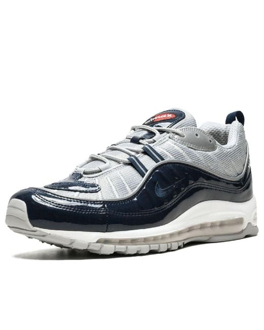Nike Blue X Supreme Air Max 98 'Obsidian' for men