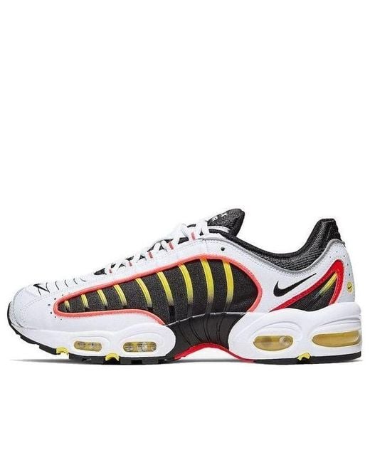 Nike White Air Max Tailwind 4 'Bright Crimson' for men