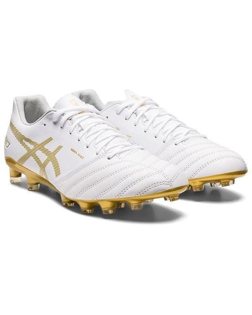 Asics White Ds Light X-Fly Pro Soccer Shoes for men