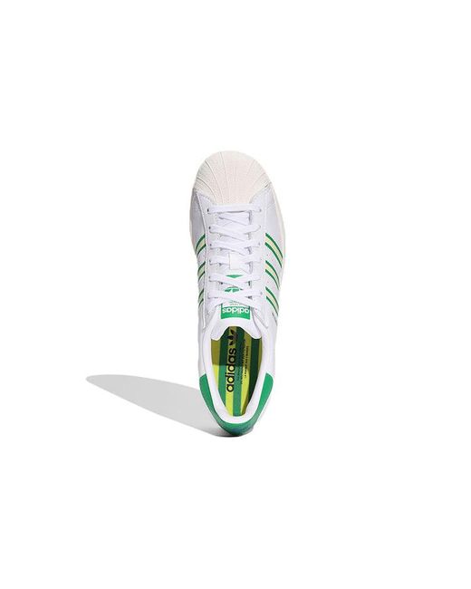 Adidas White Superstar 'Team Colors for men