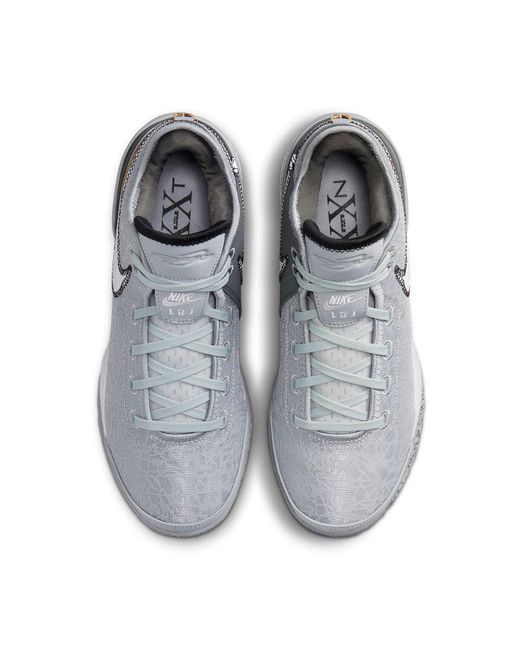 Nike White Zoom Lebron Nxxt Gen 'Wolf Metallic' for men