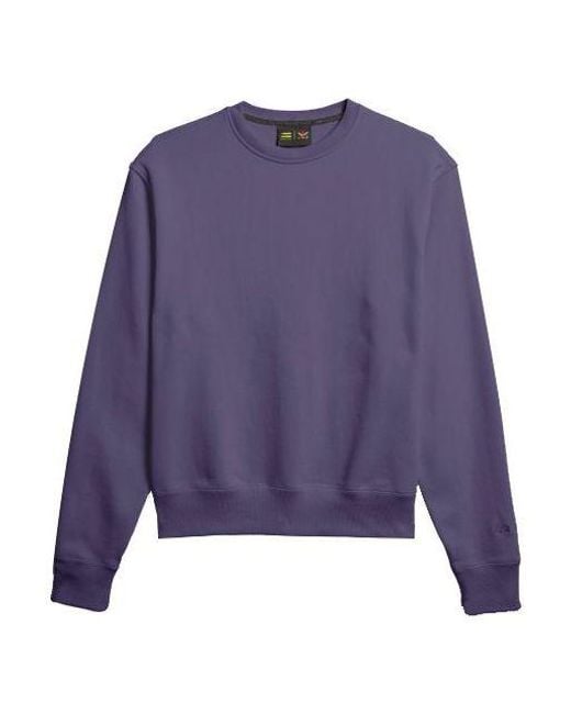 Adidas Purple X Pharrell Basics Crew Sweatshirt