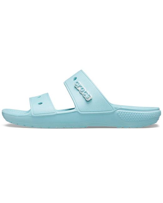 CROCSTM Blue Classic Clog Cozy Sandals