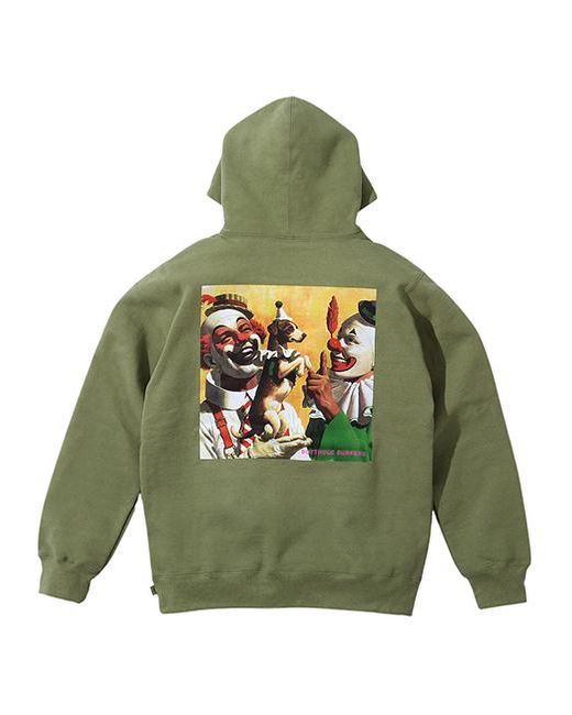 Supreme Green X Butthole Surfers Hooded Sweatshirt for men