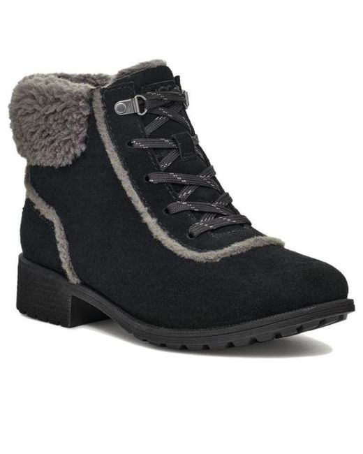 Ugg Black (Wmns) Bodie Fur Lace Boot