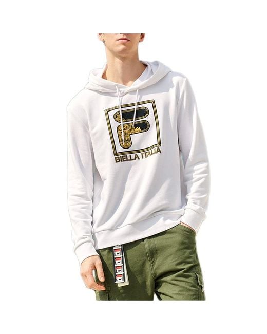 Fila White Logo Pattern Printing Drawstring for men