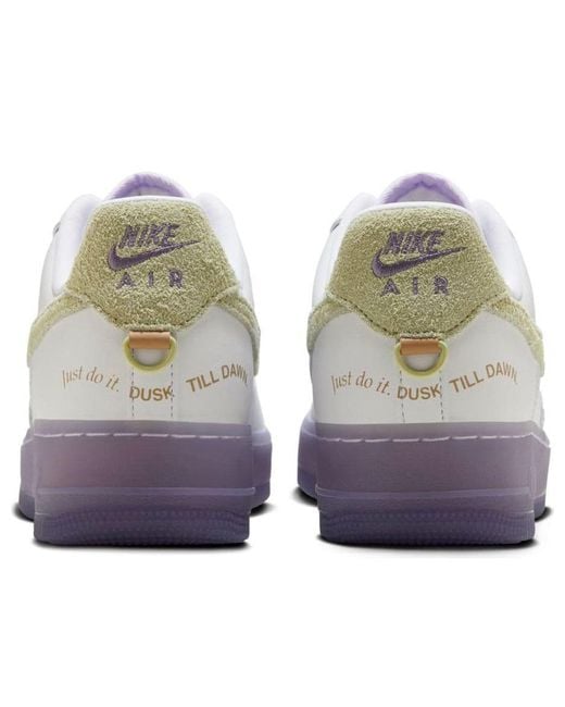 Nike White (Wmns) Air Force 1 '07 Lx Grape'