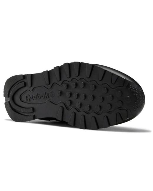 Reebok Black Classic Leather And' for men