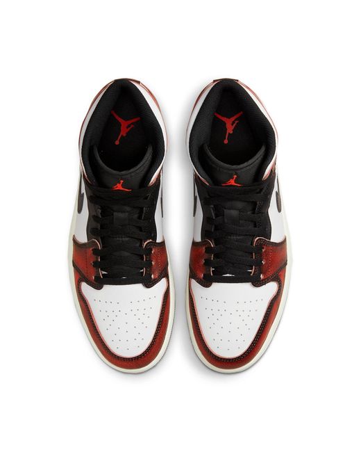 Nike Brown 1 Mid 'Wear-Away Chicago' for men