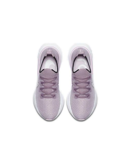 nike react infinity run plum fog