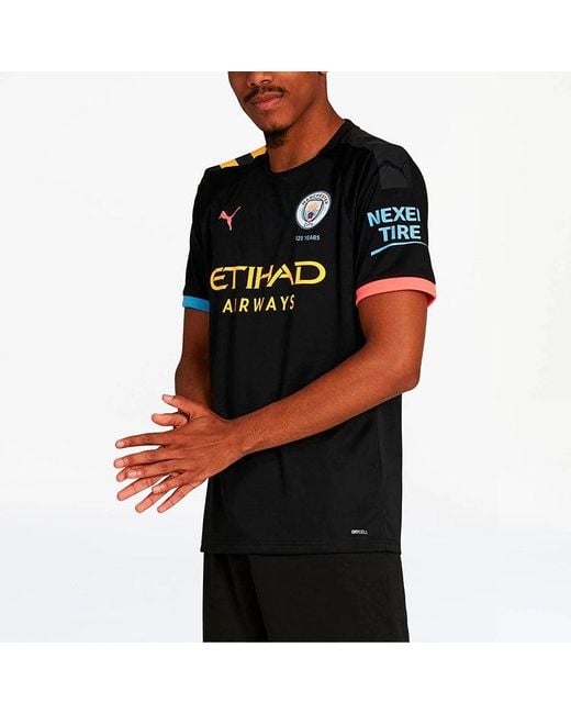 PUMA Black Manchester City 19/20 Away Jersey for men
