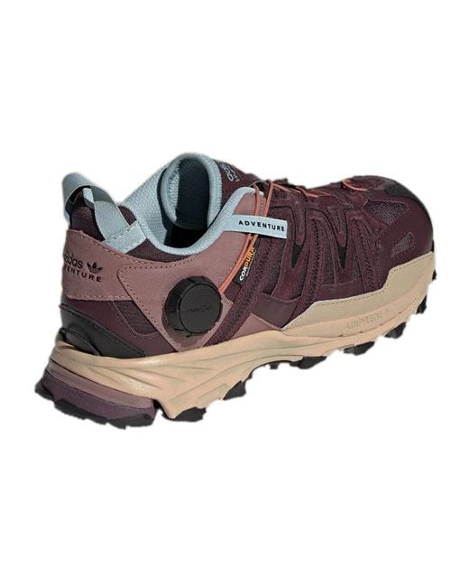Adidas Brown Hyperturf Gaiter 'Shadow' for men