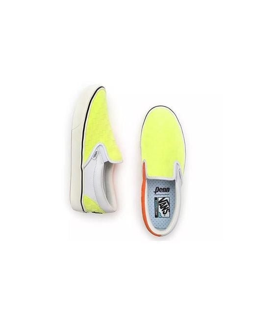 Vans White Penn X Comfycush Slip-On for men