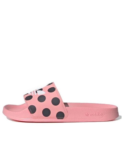 Adidas Pink (Wmns) Adilette Lite Slides 'Trefoil Logo